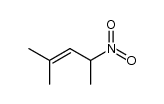 2-Methyl-4-nitro-2-penten结构式