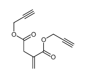 bis(prop-2-ynyl) 2-methylidenebutanedioate结构式