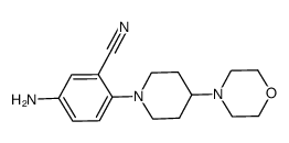 5-amino-2-(4-morpholinopiperidin-1-yl)benzonitrile图片