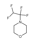 4-(1,1,2,2-tetrafluoro-ethyl)-morpholine Structure