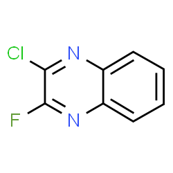 2-Chloro-3-fluoroquinoxaline结构式