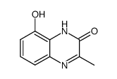 2(1H)-Quinoxalinone,8-hydroxy-3-methyl-结构式