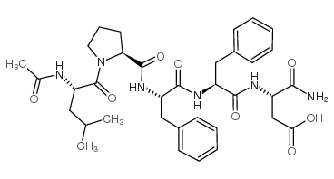 Acetyl-(Pro18,Asp21)-Amyloid β-Protein (17-21) amide structure