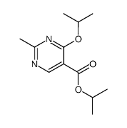 isopropyl 4-isopropoxy-2-methylpyrimidine-5-carboxylate结构式