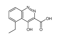 5-ethyl-4-oxo-1,4-dihydro-cinnoline-3-carboxylic acid Structure