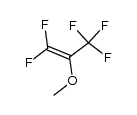 1,1,3,3,3-pentafluoro-2-methoxy-propene Structure