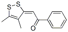 2-(4,5-Dimethyl-3H-1,2-dithiol-3-ylidene)-1-phenylethanone结构式