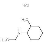 N-ETHYL-2-METHYLCYCLOHEXANAMINE HYDROCHLORIDE结构式