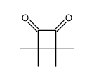 3,3,4,4-tetramethyl-1,2-cyclobutanedione结构式