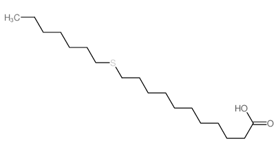 Undecanoic acid,11-(heptylthio)-结构式