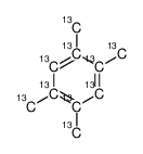 1,2,4,5-tetra(methyl-13C)benzene-1,2,3,4,5,6-13C6结构式