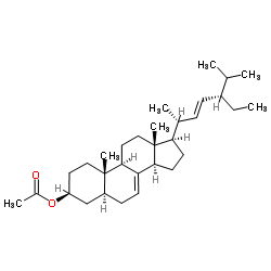 乙酸 ALPHA-波菜甾醇酯结构式
