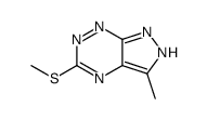 3-methyl-5-methylsulfanyl-2H-pyrazolo[4,3-e][1,2,4]triazine Structure