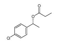 (R)-1-(4-chlorophenyl)ethyl propionate结构式