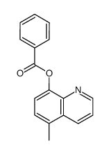 Benzoic acid 5-methyl-quinolin-8-yl ester Structure