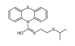 N-(2-propan-2-ylsulfanylethyl)phenothiazine-10-carboxamide Structure