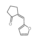 2-(2-furylmethylidene)cyclopentan-1-one Structure