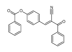 [4-(2-cyano-3-oxo-3-phenylprop-1-enyl)phenyl] benzoate Structure