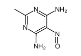 2-4-6-DIAMINO-5-NITROSO PYRIMIDINE structure