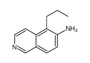 6-Isoquinolinamine,5-propyl-(9CI) structure