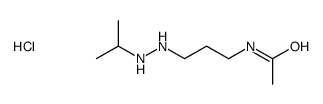 N-[3-(2-propan-2-ylhydrazinyl)propyl]acetamide,hydrochloride Structure