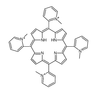 tetra(2-N-methylpyridyl)porphine Structure