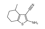 2-AMINO-4-METHYL-4,5,6,7-TETRAHYDRO-1-BENZOTHIOPHENE-3-CARBONITRILE picture