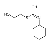 S-(2-hydroxyethyl) N-cyclohexylcarbamothioate Structure