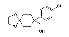 [8-(4-chlorophenyl)-1,4-dioxaspiro[4.5]decan-8-yl]methanol Structure