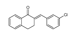 (E)-2-(3-chlorobenzylidene)-3,4-dihydronaphthalen-1(2H)-one Structure