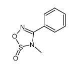 3-methyl-4-phenyl-3H-[1,2,3,5]oxathiadiazole 2-oxide Structure