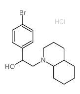 2-(3,4,4a,5,6,7,8,8a-octahydro-2H-quinolin-1-yl)-1-(4-bromophenyl)ethanol structure