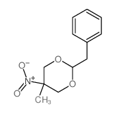 2-benzyl-5-methyl-5-nitro-1,3-dioxane结构式