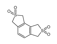 1,3,6,8-Tetrahydro-benzo[1,2-c:3,4-c']dithiophene 2,2,7,7-tetraoxide structure