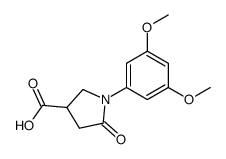 1-(3,5-DIMETHOXYPHENYL)-5-OXOPYRROLIDINE-3-CARBOXYLIC ACID图片