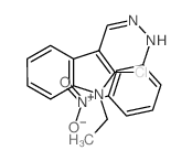 1H-Indole-3-carboxaldehyde,2-chloro-1-ethyl-, 2-(3-nitrophenyl)hydrazone结构式