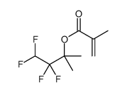 2,2,3,3-tetrafluoro-1,1-dimethylpropyl methacrylate structure