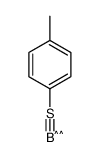 (4-methylphenyl)sulfanylboron Structure