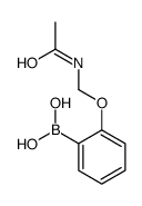 [2-(acetamidomethoxy)phenyl]boronic acid Structure