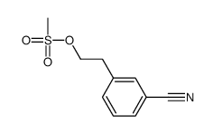 2-(3-cyanophenyl)ethyl methanesulfonate Structure