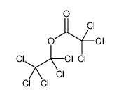 1,1,2,2,2-pentachloroethyl 2,2,2-trichloroacetate Structure