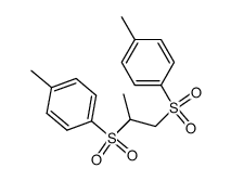 1,2-Bis(4-methylphenylsulfonyl)propane结构式