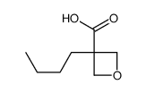 3-butyloxetane-3-carboxylic acid Structure