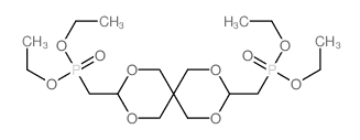 3,9-bis(diethoxyphosphorylmethyl)-2,4,8,10-tetraoxaspiro[5.5]undecane structure