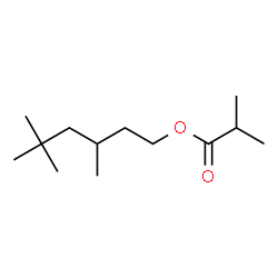 2-Methylpropanoic acid 3,5,5-trimethylhexyl ester Structure