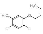 1-but-2-enoxy-2,4-dichloro-5-methyl-benzene Structure