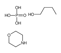 butan-1-ol,morpholine,phosphoric acid Structure