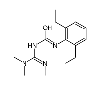 N-(2,6-Diethylphenyl)-N'-[(dimethylamino)(methylamino)methylene]urea structure