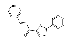 3-phenyl-1-(5-phenylthiophen-2-yl)prop-2-en-1-one结构式