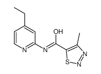 1,2,3-Thiadiazole-5-carboxamide,N-(4-ethyl-2-pyridinyl)-4-methyl-(9CI) picture